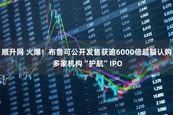 顺升网 火爆！布鲁可公开发售获逾6000倍超额认购 多家机构“护航”IPO